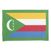 コモロ国旗 枕カバー (正面右)