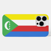 コモロ国旗 iPhoneケース (裏面横)