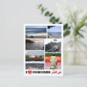 コモロ – 私の愛 – モザイク – ポストカード (スタンド正面)