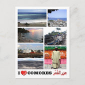 コモロ – 私の愛 – モザイク – ポストカード (正面)