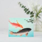 コモンとゴールデン素晴らしカープ大原光尊の美術 ポストカード (スタンド正面)