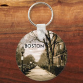 コモンウェルス・アベニュー・ネイバーズ（セピア） キーホルダー (正面)