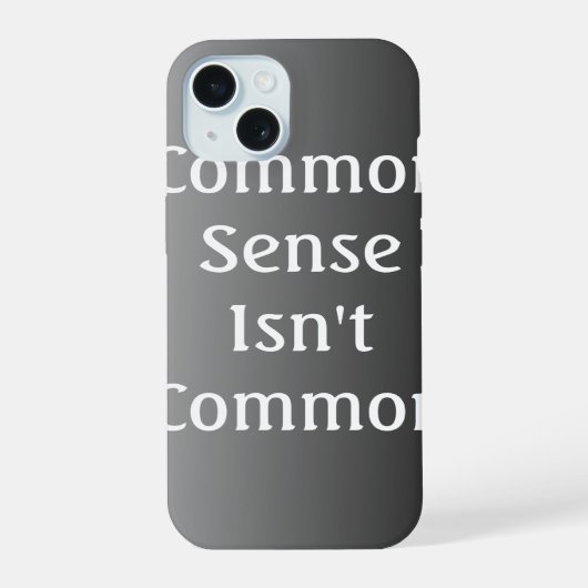 コモンセンスは普通じゃない iPhone 6 カバー (裏面)