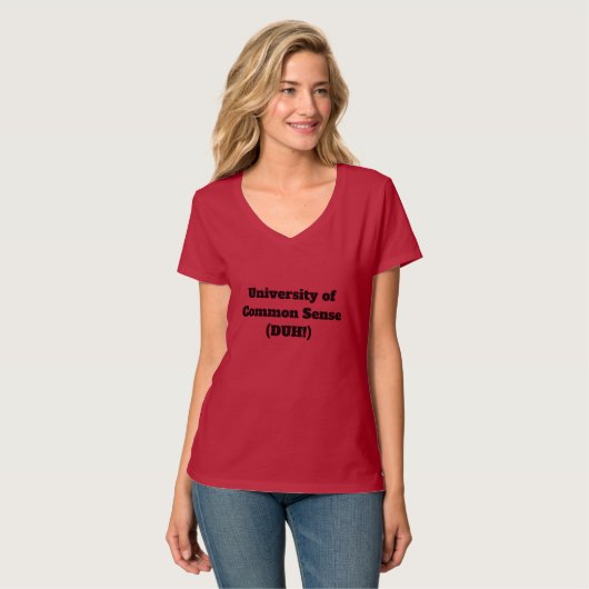 コモンセンス大学 | おもしろ | Tシャツ (正面フル)