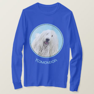 コモンドルズ絵画-かわいいオリジナルのドッグアート Tシャツ