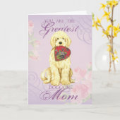 コモンドールハートママ カード (黄色い花)