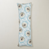 コモンドー絵を描のハンガリーかわいいオリジナルドッグアート ボディピロー (裏面 (縦))