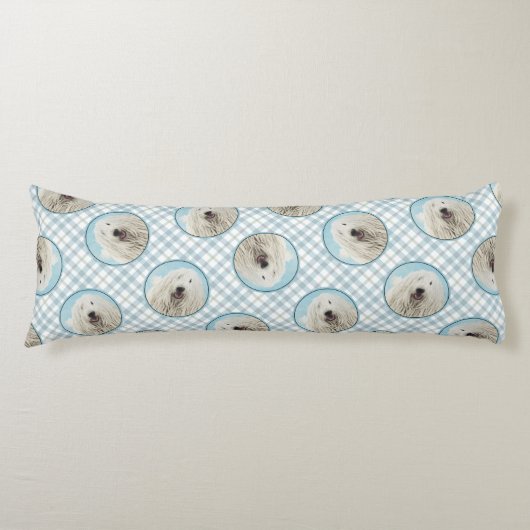 コモンドー絵を描のハンガリーかわいいオリジナルドッグアート ボディピロー (正面)