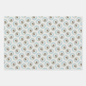 コモンドー絵を描のハンガリーかわいいオリジナルドッグアート ラッピングペーパーシート (正面2)