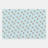 コモンドー絵を描のハンガリーかわいいオリジナルドッグアート ラッピングペーパーシート (正面)