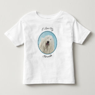 コモンドー絵画ズ – かわいいオリジナルドッグアート トドラーTシャツ