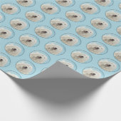 コモンドー絵画ズ – かわいいオリジナルドッグアート ラッピングペーパー (角)