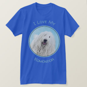 コモンドー絵画ズ – かわいいオリジナルドッグアート Tシャツ