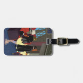 コモンルームのHARRY POTTER™、Ron、およびHarmioone ラゲッジタグ (正面横)