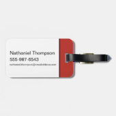 コモンルームのHARRY POTTER™、Ron、およびHarmioone ラゲッジタグ (裏面横)