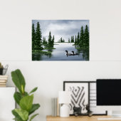 コモンルーンアートプリント ポスター (ホームオフィス)