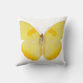 コモン・グラス・イエローバタフライ クッション (裏面)