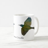 コモン・グラックル・ホワイト・コーヒーマグ コーヒーマグカップ (正面右)