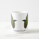 コモン・グラックル・ホワイト・コーヒーマグ コーヒーマグカップ (中央)