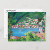 コモ湖のトルノのポストカード ポストカード (正面/裏面)