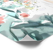コモ湖のロマンティックな風景 ポスター (角)