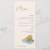 コモ湖の水色結婚のメニュー メニュー (正面)