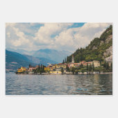 コモ湖の眺め ラッピングペーパーシート (正面3)