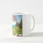 コモ湖イタリア旅行はがき。 コーヒーマグカップ (正面右)