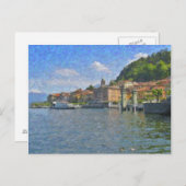 コモ湖ベラグオ ポストカード (正面/裏面)