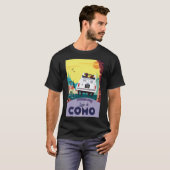 コモ湖ポスター Tシャツ (正面フル)