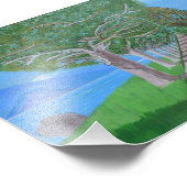 コモ湖写真 フォトプリント            (角)