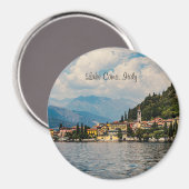 コモ湖(イタリア)の眺め マグネット (正面/裏面)