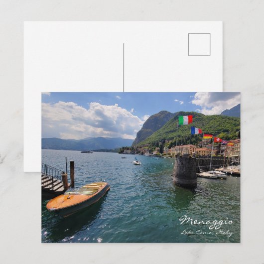 コモ湖（イタリア） ポストカード (正面/裏面)