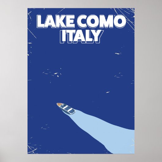 コモ湖 イタリア 旅行ポスター ポスター (正面)