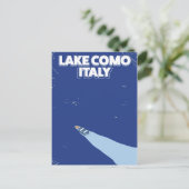 コモ湖 イタリア 旅行ポスター ポストカード (スタンド正面)