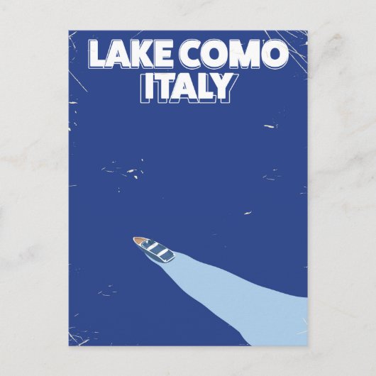 コモ湖 イタリア 旅行ポスター ポストカード (正面)