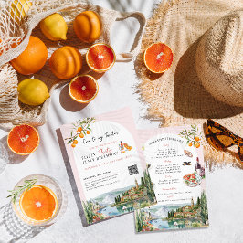 コモ湖 イタリア | 誕生日週末の旅程 招待状