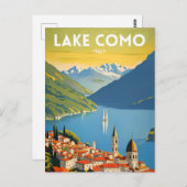 コモ湖 ポストカード (正面/裏面)