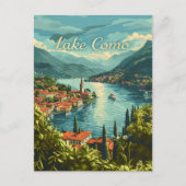 コモ湖 ポストカード (正面)