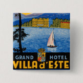 コモ湖 缶バッジ (正面)