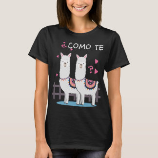 コモ·テ·ラマ·ラマ·おもしろいジョスペインのーク Tシャツ