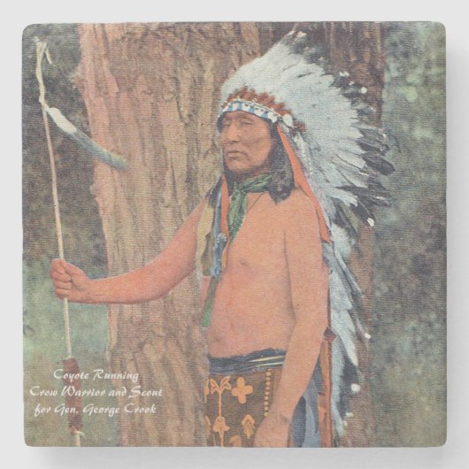 コヨテ走 ストーンコースター (正面)