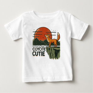 コヨーテかわいこちゃん ベビーTシャツ