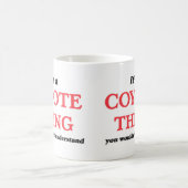 コヨーテって言うのは分かんないわね コーヒーマグカップ (中央)