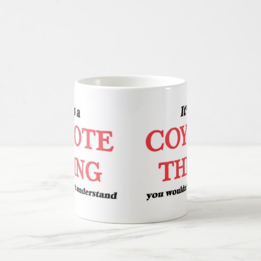 コヨーテって言うのは分かんないわね コーヒーマグカップ (中央)