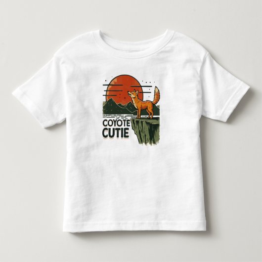 コヨーテのかわいい奴 トドラーTシャツ (正面)