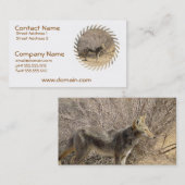 コヨーテのデザインの名刺 名刺 (正面/裏面)