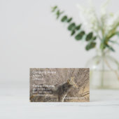 コヨーテのデザインの名刺 名刺 (スタンド正面)