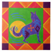 コヨーテのドラマー タイル (正面)