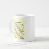 コヨーテはサケを放します コーヒーマグカップ (正面左)